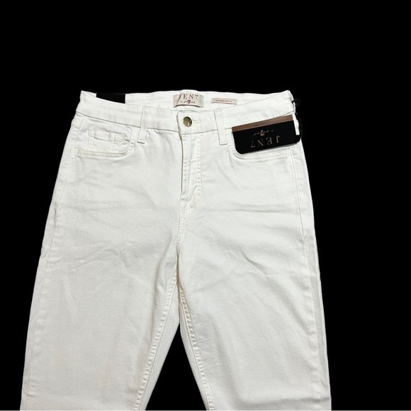 7 For All Mankind JEN7 Cropped Skinny Jeans New With Tags NWT Size 6 White - Picture 4 of 8